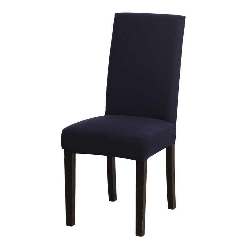 Solid Color Chair Cover High Grade Elastic Household Chair Cover Anti Fouling Dining Table Chair Cover_voghion.com