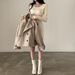 South Korea chic2023 autumn and winter new double-breasted short woolen coat women's style elegant overcoat_voghion.com