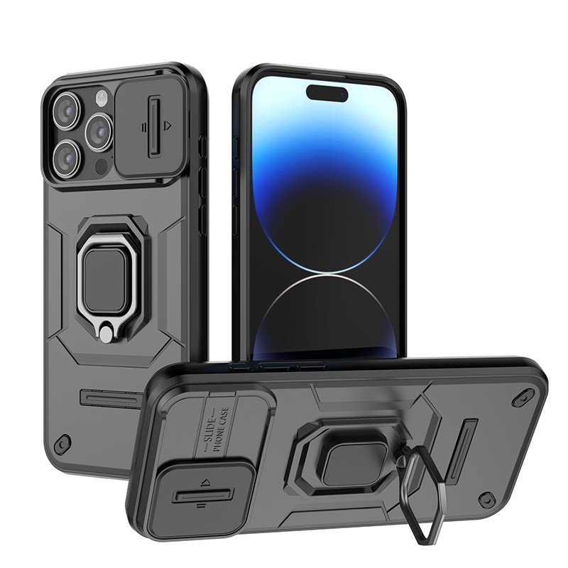 Ümbris iPhone 15 Pro Max 15 Plus 14 Pro Max 14 13 Pro Max liugkaamera rõngasaluse jaoks_voghion.com