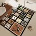 Bathroom Absorbent Mats High Grade Large Size Antique Style Wash Basin Large Area Full Non Slip Mats Multi Material_voghion.com