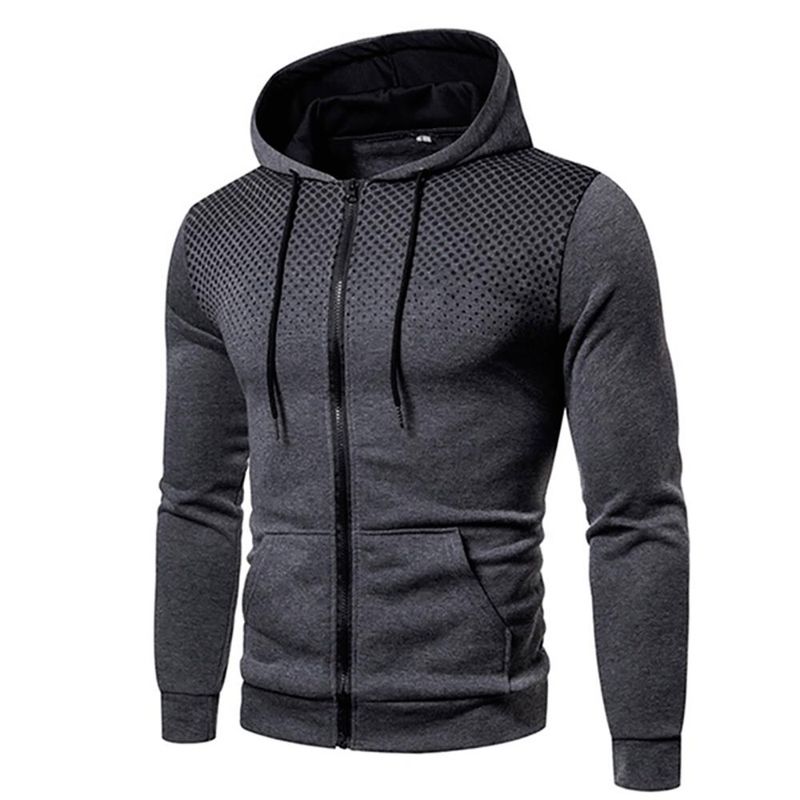 Designer man Zipper Hoodie High Quality Male Dialy Casual Sports Hooded Jackets Four Seasons Cool Motorcycle Coat Menswear Polyester Slim Fit Sporty_voghion.com