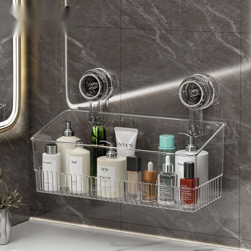 Supporto a ventosa per lavabo, bagno, WC, senza fori, montaggio a parete, varie soluzioni di stoccaggio_voghion.com