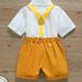 Kid's Clothing New Spring and Summer Boys Shirt + Shorts Set Gentleman Holiday Style Short Sleeve Shorts Two piece Set_voghion.com