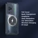 Per Xiaomi Black Shark 5 4s 4 RS Pro Ricarica wireless Grafene Dissipazione del calore Adsorbimento per auto Custodia rigida trasparente posteriore_voghion.com