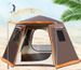 Tenda da campeggio esagonale a doppio strato in alluminio con protezione solare e antipioggia per esterni, 3-4-5-8 persone_voghion.com