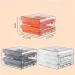 Automatic Scrolling Egg Rack Refrigerator Eggs Storage Box Holder Storage Box Egg Double-Layer Drawer-Type Eggs Box Kitchen_voghion.com