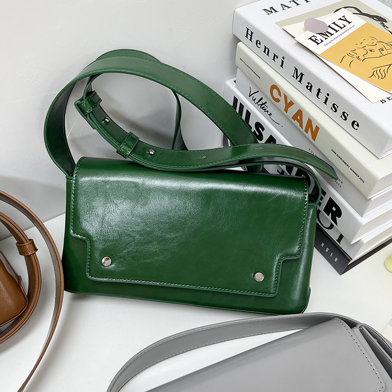 Nuova scatola quadrata sudcoreana dal fascino gender free, borsa a tracolla casual e alla moda di grandi dimensioni, versatile flip top_voghion.com