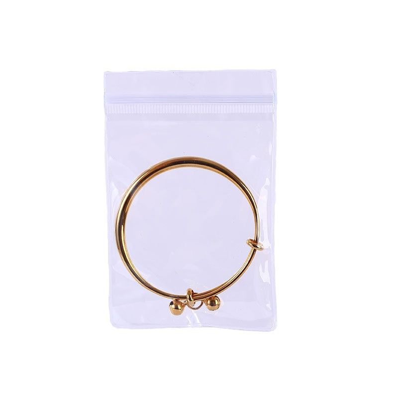 Premium sieraden opbergzakken 50 stuks anti-aanslag PVC ritssluiting zakjes voor gouden zilveren ringen kettingen doorzichtige plastic organizer met verzegeld slot_voghion.com