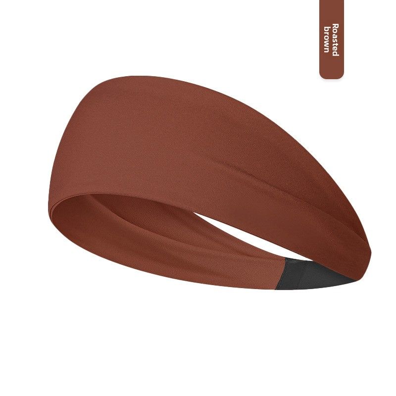 Elastic Sports Sweatband Women, Sweat-Absorbing Running Fitness Yoga Headband, Wide Headband For Women_voghion.com