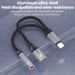 3,5 mm 2-i-1 AUX-kabel A för iPhone 14 13 12 Pro Charging Ringer en Mini Audio Aux Splitter för iOS 13 ovan_voghion.com