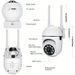 2pcs Wireless IP Security Cameras 1080P HD WiFi Night Vision APP Control 2-Way Audio Motion Alerts For Home Business Surveillance144_voghion.com