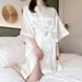 RYYD 2025 Hotel Robe - Long Ice Silk|Thin Summer|OEKO-TEX_voghion.com