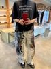 Unbranded Harajuku Trend Versatile Simple Fashionable Artistic Ins Denim Pants Lazy New Style_voghion.com