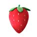 Cuscino di peluche realistico a forma di fragola - Cuscino morbido a forma di frutta per bambini/letto/divano (regalo carino e coccolabile per bambine)_voghion.com