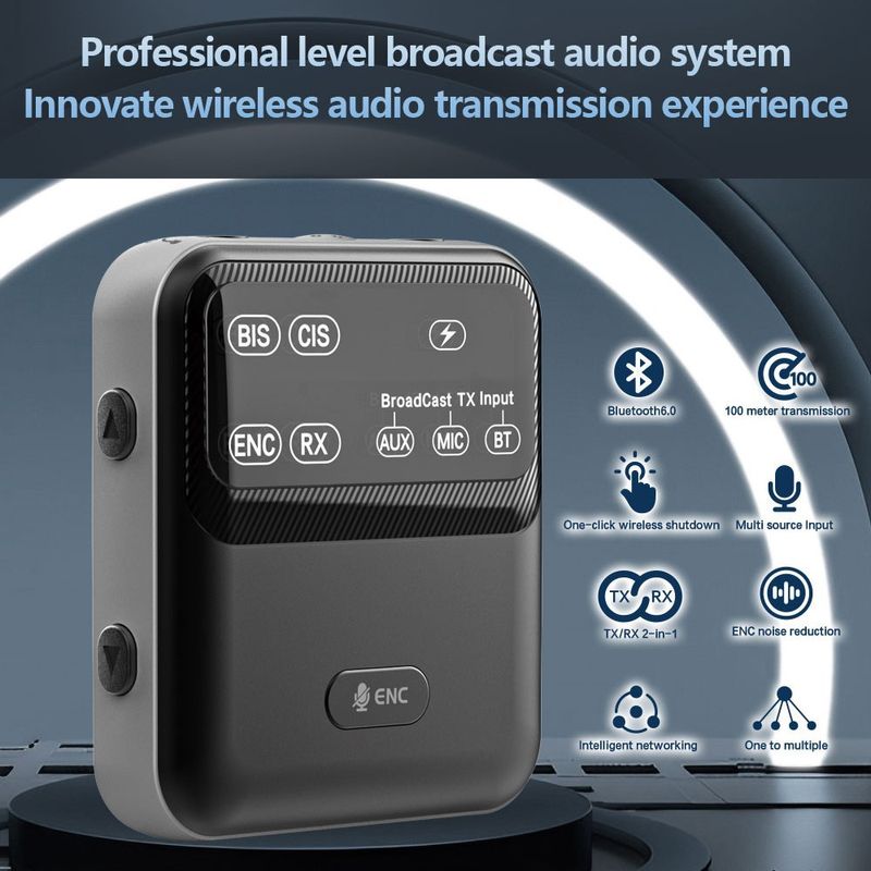 Auracast Audio LE AUDIO 150m Distance Bluetooth Broadcast One-to-Many Open System_voghion.com