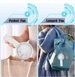 Hand Held Fan,Powerful Strong Desk Fan With USB Rechargeable Battery_voghion.com