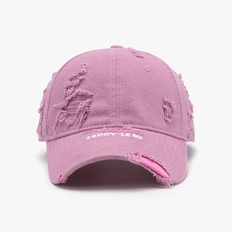 Letter Embroidery Soft Top Hole European and American Cross-border Men's Baseball Cap Outdoor Sports and Leisure Versatile Breathable Cap_voghion.com