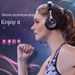 Blitz Speed Wireless Headset Head-mounted Sports Ultra-long Battery Life Heavy Bass Earphones Suitable For PC/Android/IPhone Mobile Phones Universal _voghion.com