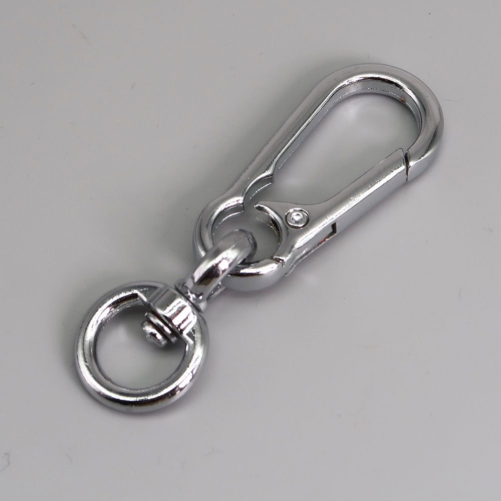 Πόρπη ελατηρίου από κράμα ψευδαργύρου Πόρπη με πέταλο κατά της απώλειας Ανδρική πόρπη ορειβασίας κρεμαστή μέσης Universal Μεταλλική πόρπη με μπρελόκ αυτοκινήτου_voghion.com