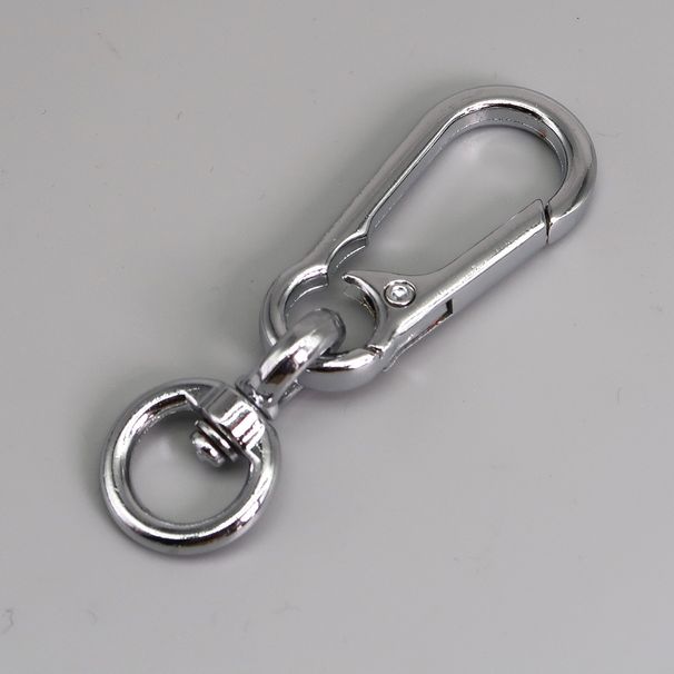 Πόρπη ελατηρίου από κράμα ψευδαργύρου Πόρπη με πέταλο κατά της απώλειας Ανδρική πόρπη ορειβασίας κρεμαστή μέσης Universal Μεταλλική πόρπη με μπρελόκ αυτοκινήτου_voghion.com