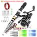 Beginner Ultra Short Sea Fishing Gear Lure Reel Portable Casting Rod Full Set Fish Hooks Hard Bait_voghion.com