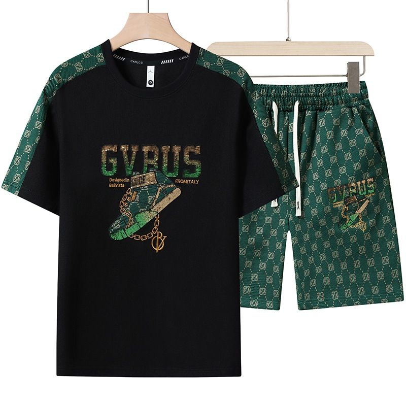 Abbigliamento maschile Un pezzo spedizione diretta da uomo [nuovo prodotto] WE23672 P60 maglietta estiva girocollo a maniche corte da uomo casual corta_voghion.com