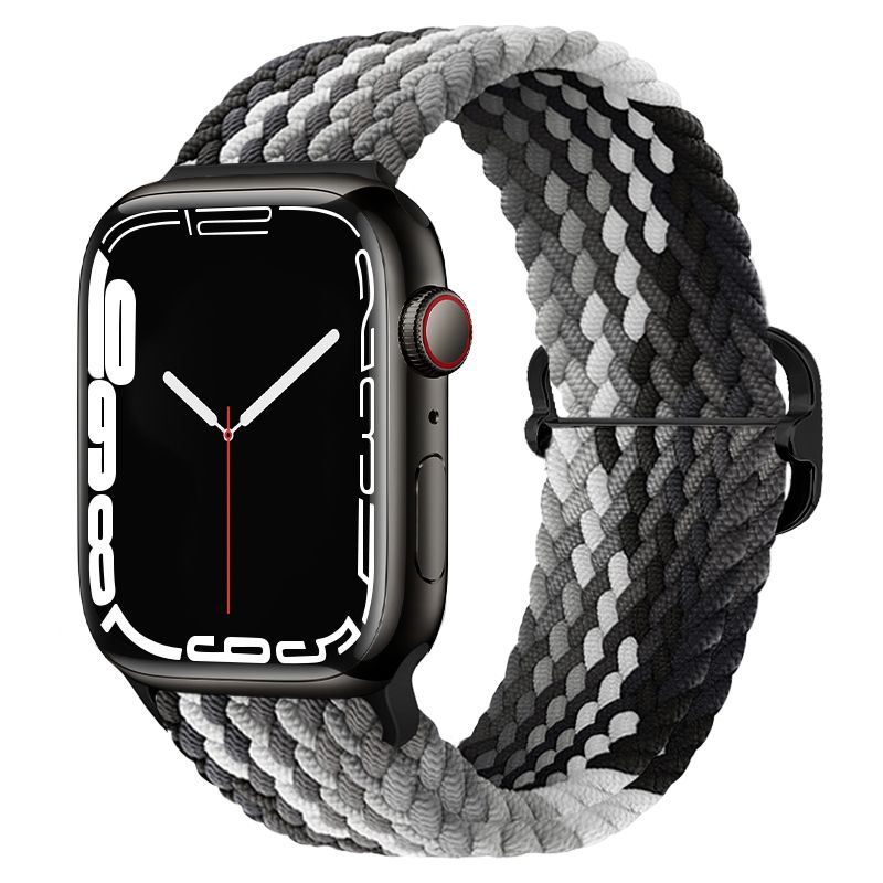 Nylon strap For Apple watch Ultra 49mm 8 7 45mm 41mm Sliding buckle design adjustable wristband For iwatch 6543SE 44mm 42mm 40mm_voghion.com