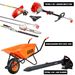 Excel 52cc Petrol 5 In 1 Garden Multi Tool 3 In 1 Leaf Blower Wheelbarrow_voghion.com