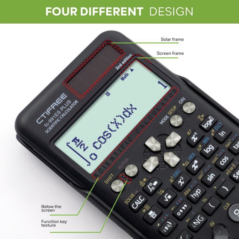 991ESPLUS 2nd Function Calculator Student Science Calculator 417 Function Matrix Complex_voghion.com
