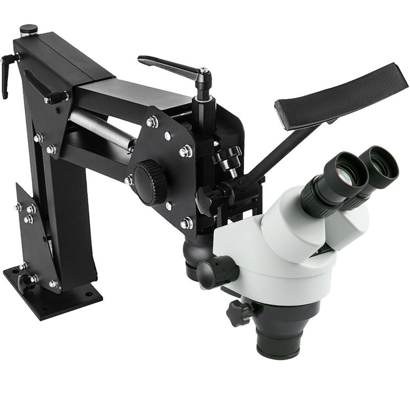 Micro Inlaid Mirror Multi-Directional Microscope with Spring Bracket Multi-Directional Micro-Setting Microscope Microscope Gem Diamond Setting Machine_voghion.com