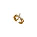 【 Real Gold Plating 】 Open Cross Women's Fashion Micro Inlay Light Luxury Finger Ring, Index Finger Ring, Netting Red,_voghion.com
