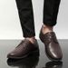 Zapatos brogue de piel para hombre Euro Step Spring New Groom, ideales para bodas, jóvenes, negocios y ocasiones formales. Aumentan la estatura._voghion.com