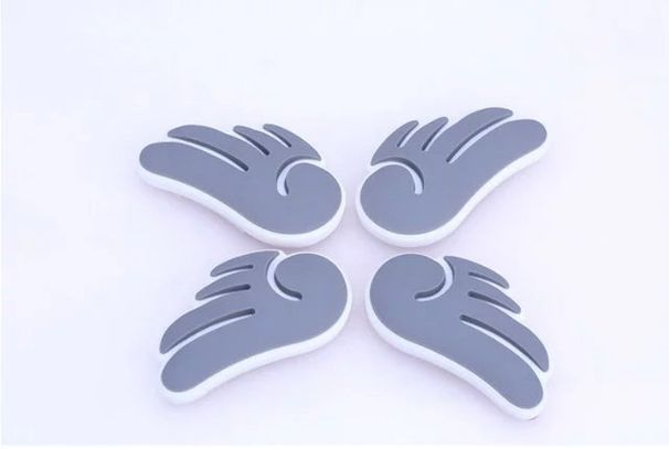 Mașină anti-coliziune protecție anti-fricțiune bandă creativă autocolant aripi de înger margine ușă sac de cauciuc ambalaj_voghion.com