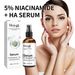 Hoygi 5% Niacinamide+ HA Serum, Moisturize And Moisturize The Facial Skin, Tighten The Anti-Aging And Weaken The Law Of Fine Lines_voghion.com