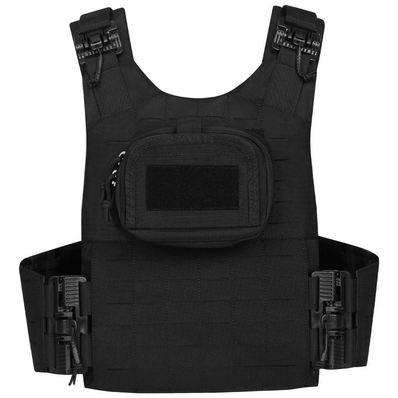 Gilet tattico a sgancio rapido – Attrezzatura da combattimento leggera per softair e addestramento all'aperto | Traspirante e resistente (taglia unica)_voghion.com