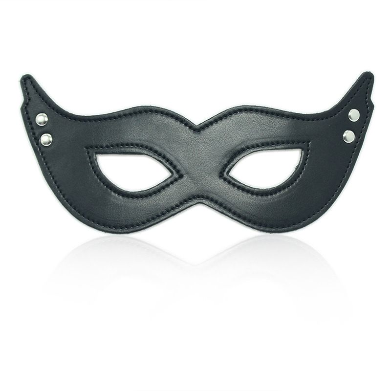 PU skórzany nit Sex Eyeshade dorosła gra Cosplay SM Bondage flirtowanie do odgrywania ról zabawki erotyczne odgrywanie ról Bondage dla dorosłych_voghion.com