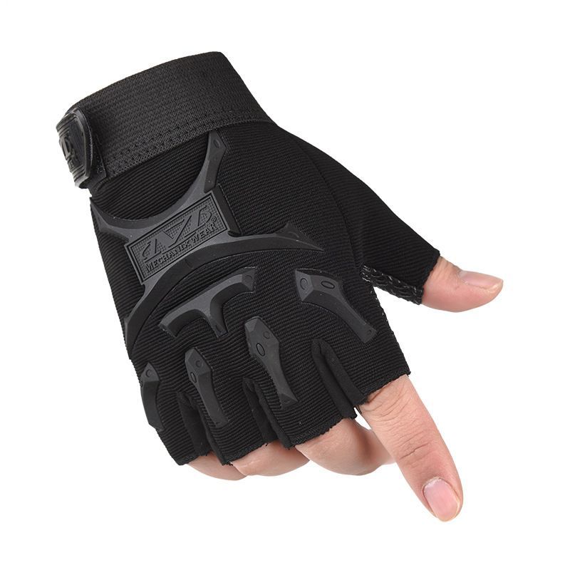 Military Enthusiast Special Forces Half-Finger Combat Gloves Sports Cycling Anti-Slip Wear-Resistant Mountaineering_voghion.com