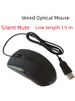 Žičani miš M120 Stolno računalo Mute Laptop Za dom M20 Fotoelektrična igra Ured USB Velika crvena točka_voghion.com