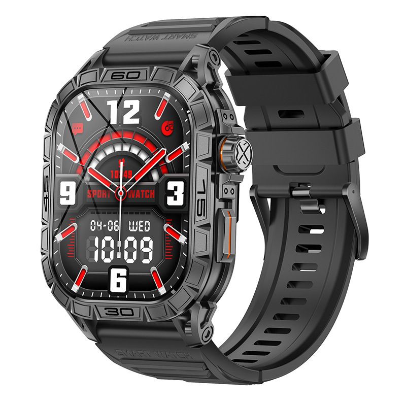 Neu K63 Smart Uhr Bluetooth Anruf Zifferblatt AMOLED Bildschirm Kompass Sport Multi Funktionale_voghion.com