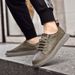 Men's Casual Board Shoes Two-layer Cowhide Comfortable And Breathable Work Men's Shoes_voghion.com