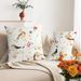 Cross-border Super Soft Short Plush Flower and Bird Printing Pillow Waist Pillow Home Decoration Sofa Cushion Cover_voghion.com