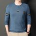 Middle aged undergarment knitted for spring and autumn, dad's men's casual sweater_voghion.com
