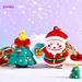 Porte-clés petit cadeau de Noël, poupée de dessin animé Père Noël, pendentif de sac féminin, bonhomme de neige, cadeau créatif_voghion.com