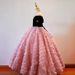 Kinderkleid Prinzessinnenkleid Rosa Leichtes Luxus-Mädchenkleid Kleines Mädchen Ausländischer Stil Puffrock High-End-Klavieraufführungskostüm_voghion.com