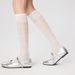 2025 Spring Summer New Heart Mesh Calf Seamless Thin Long Knee-High JK Women Socks_voghion.com