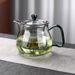 Chinese Style Glass Teapot For Brewing Tea, Household Temperature Resistant Thickened Luxury Flower Teapot, Ins High_voghion.com