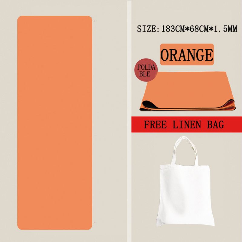 Yoga Mat Ultra-thin PU Natural Rubber Fitness Mat, Portable Foldable Towel, Dry and Wet, Non Slip, Multi-purpose for Women_voghion.com