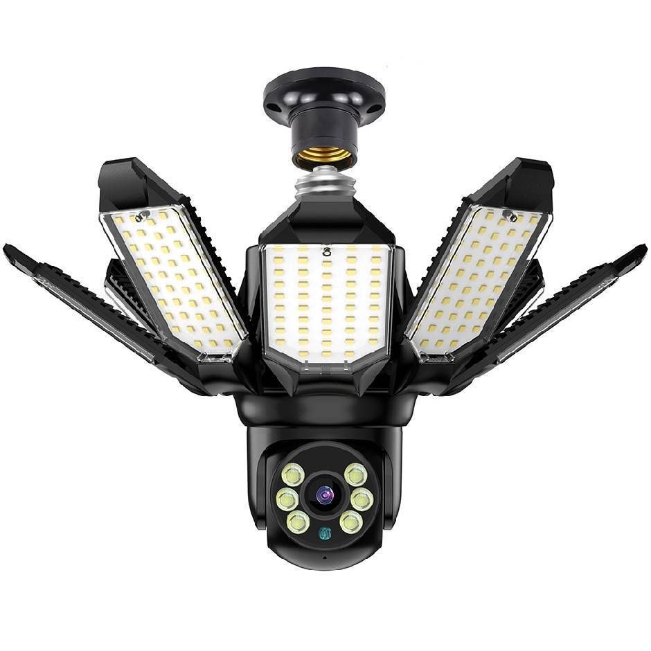 Caméra de sécurité WiFi double bande 4MP - Surveillance intelligente PTZ 360° avec vision nocturne couleur (suivi de mouvement 2,4G/5G, audio bidirectionnel)_voghion.com