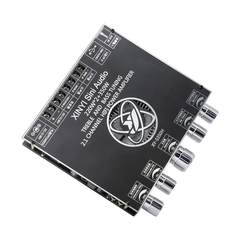 TPA3251 2*220W+350W Πλακέτα ενισχυτή Bluetooth 2.1 καναλιών Class D Subwoofer Theater Audio Stereo Equalizer USB Sound Card Amp_voghion.com
