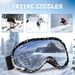 Óculos de esqui unissex grandes esféricos Snow er goggles /HX20 anti-fog_voghion.com